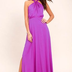 LULUS - EVER AFTER PURPLE MAXI DRESS